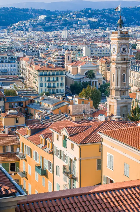 View over the rooftops of Nice