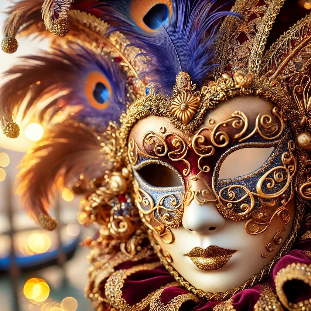 Venetian carnival mask